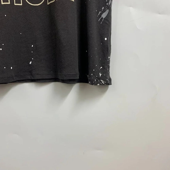 Chaser Women's Easy Tiger Paint Splatter Short Sleeve Crew Neck T‎ Shirt Size S - Picture 5 of 11